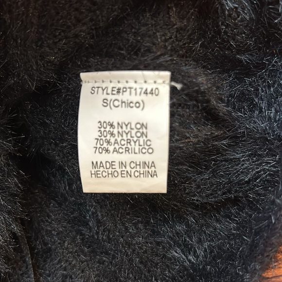 Black Turtleneck Tank Size Small - Picture 5 of 6